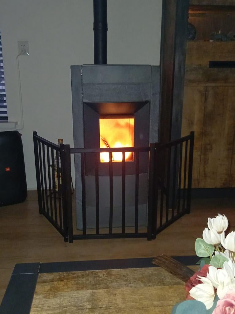 Pelletkachel Rika, model RIO 8kw, Huis en Inrichting, Kachels, Ophalen, Gebruikt, Overige brandstoffen, Pelletkachel