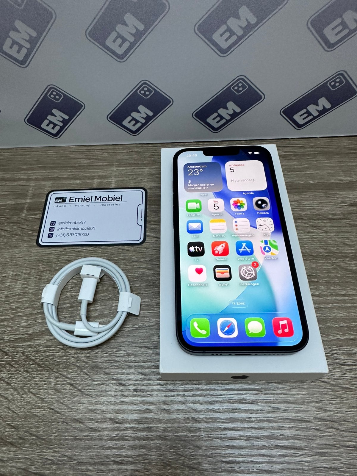 iPhone 17e - 256GB / batterij 100% / garantie, 256 GB, Overige modellen, Zwart, Ophalen of Verzenden