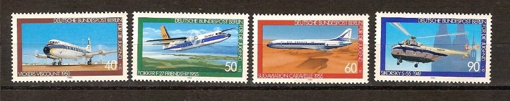 Berlin 617-620 postfris, Postzegels en Munten, Postzegels | Europa | Zwitserland, Ophalen of Verzenden, Postfris