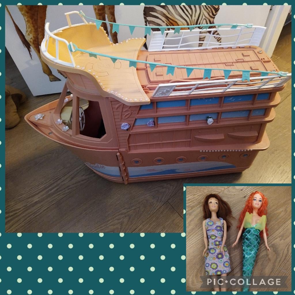 Barbie boot / cruiseschip, Ophalen of Verzenden, Gebruikt, Poppenhuis