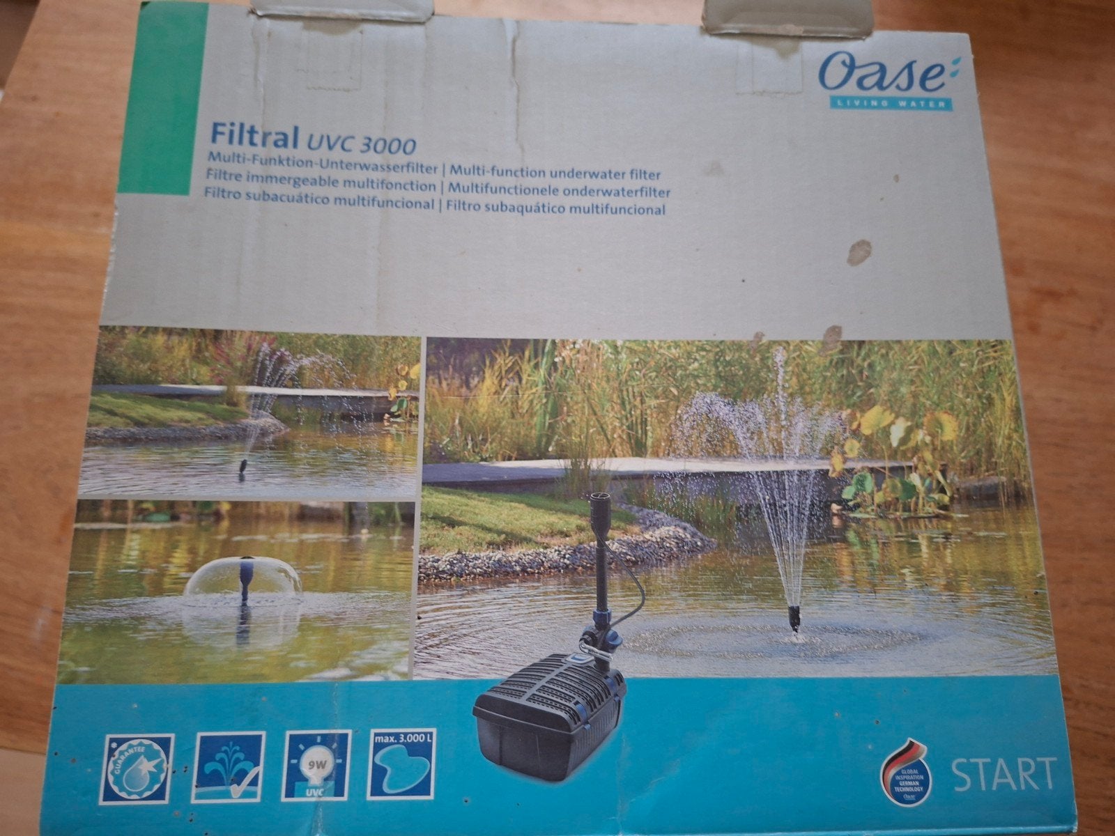 Nieuw, ongebruikt Oase Vijverfilter UVC 3000
De Oase Filtr, Ophalen of Verzenden, Nieuw, Vijverfilter