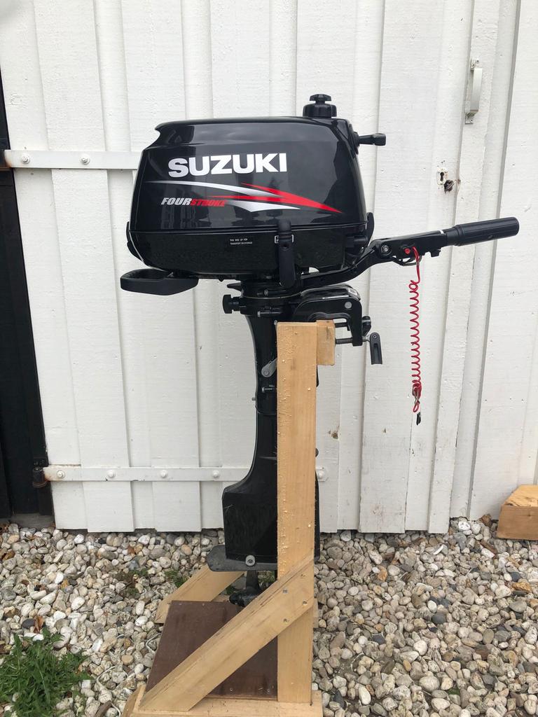 Suzuki DF5 5 PK 4-takt buitenboordmotor (2011) - Z.G.A.N.!, Watersport en Boten, Ophalen, Zo goed als nieuw, Motor en Techniek