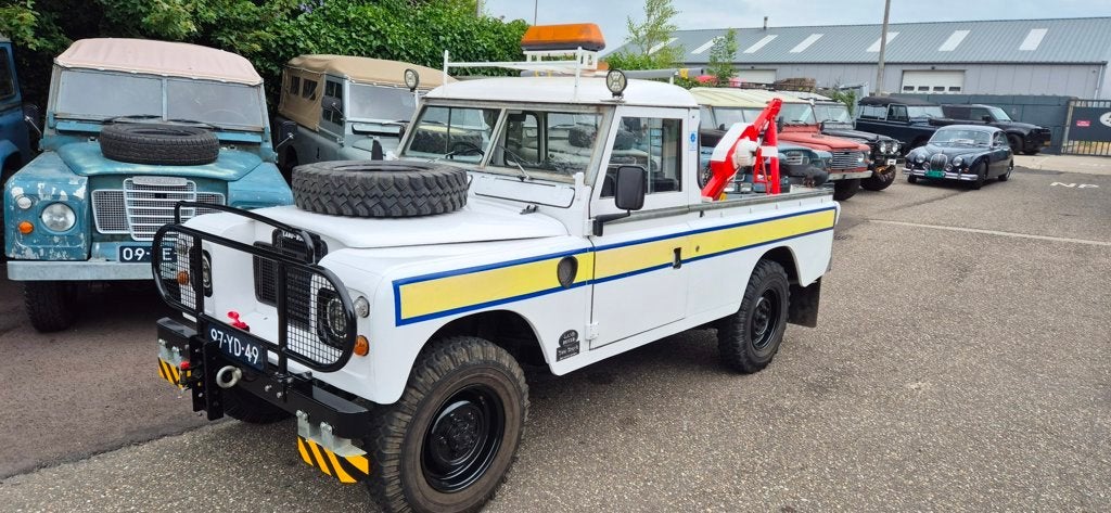 Land Rover 109 Met 300TDi wb vrij, Gebruikt, Overige modellen, Wit, Vierwielaandrijving