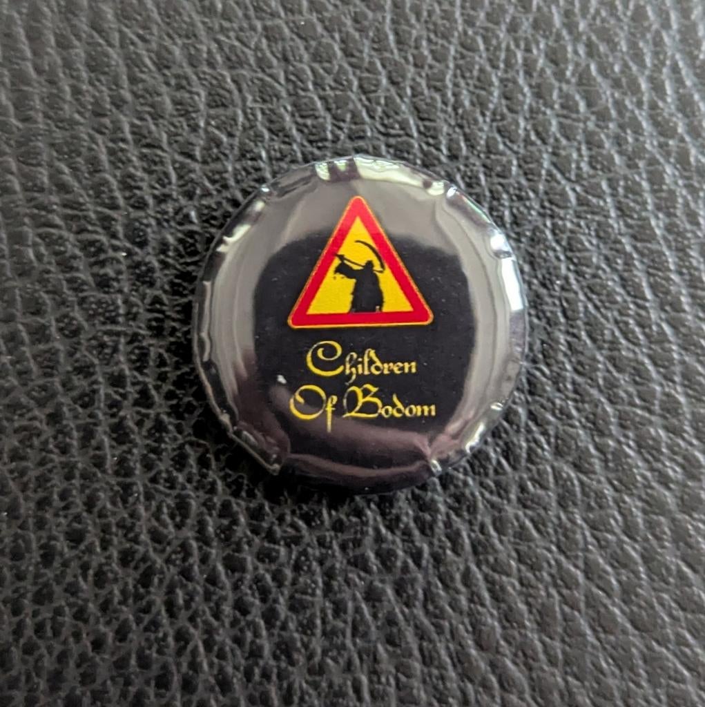 Children of Bodom - 25 mm button/speld/pin - Zwart, Ophalen of Verzenden, Nieuw