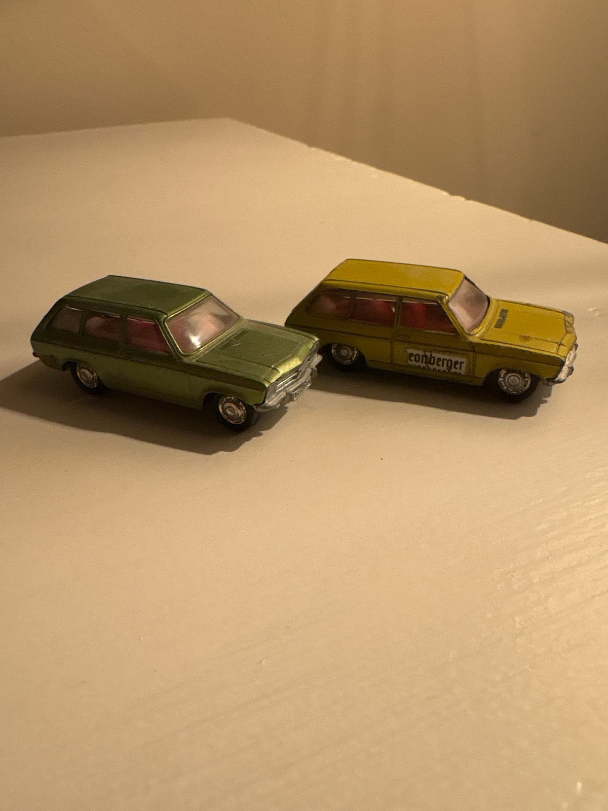 2x Schuco Model Opel Ascona Voyage - Made in Germany op, Ophalen of Verzenden, Gebruikt, Overige typen