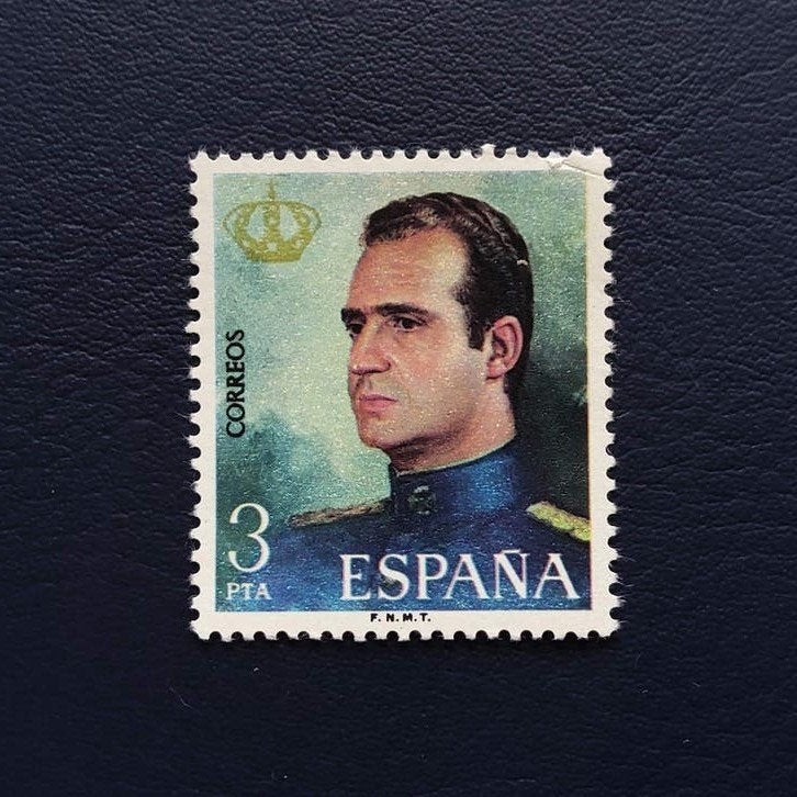 Spaanse postzegel Juan Carlos I - 3 Pta, Ophalen of Verzenden