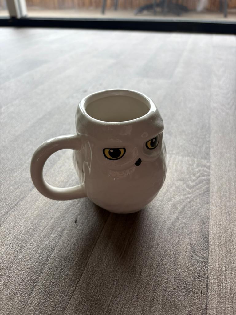 Hedwig mok Harry Potter - zgan!, Overige typen, Ophalen of Verzenden, Zo goed als nieuw, Steen/keramiek