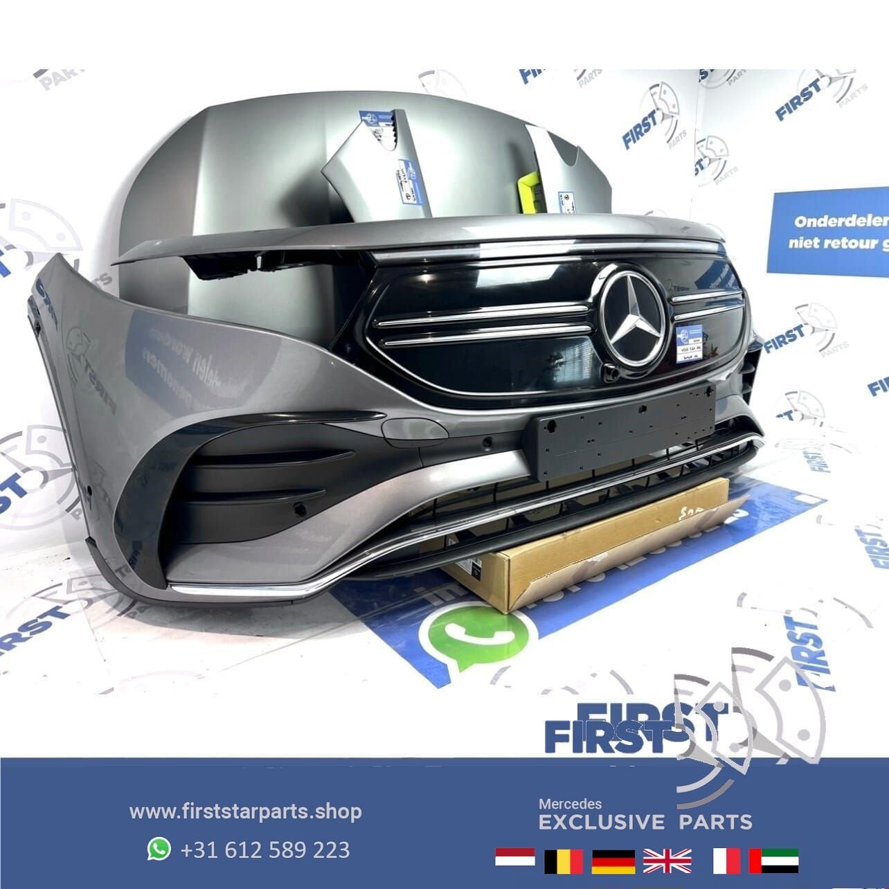 H243 EQA AMG VOORKOP origineel Mercedes 2020-2024 EQA250 EQA, Gebruikt, -, Voor, Ophalen of Verzenden