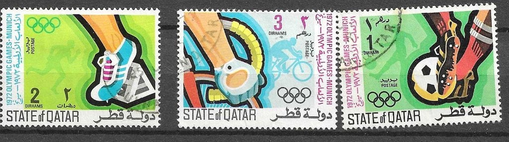 QATAR 1972, Ophalen of Verzenden, Gestempeld, Midden-Oosten