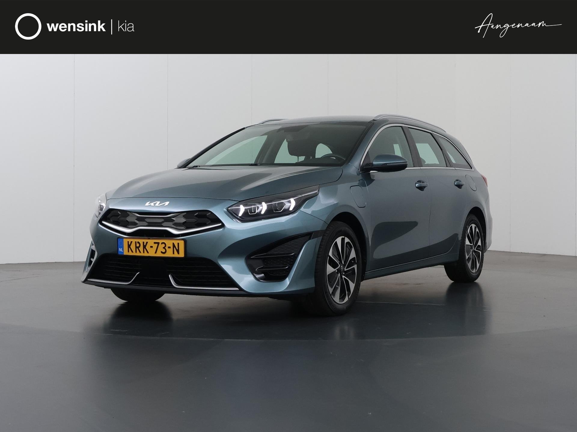 Kia Ceed Sportswagon 1.6 GDI PHEV DynamicPlusLine | Stoel /, Auto's, Gebruikt, Leder en Stof, Plug-in hybride, 1508 kg