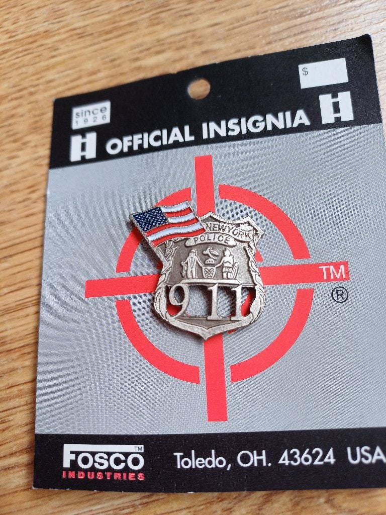 Pins USA (NYPD 9-11), Ophalen of Verzenden, Overige soorten, Amerika, Embleem of Badge