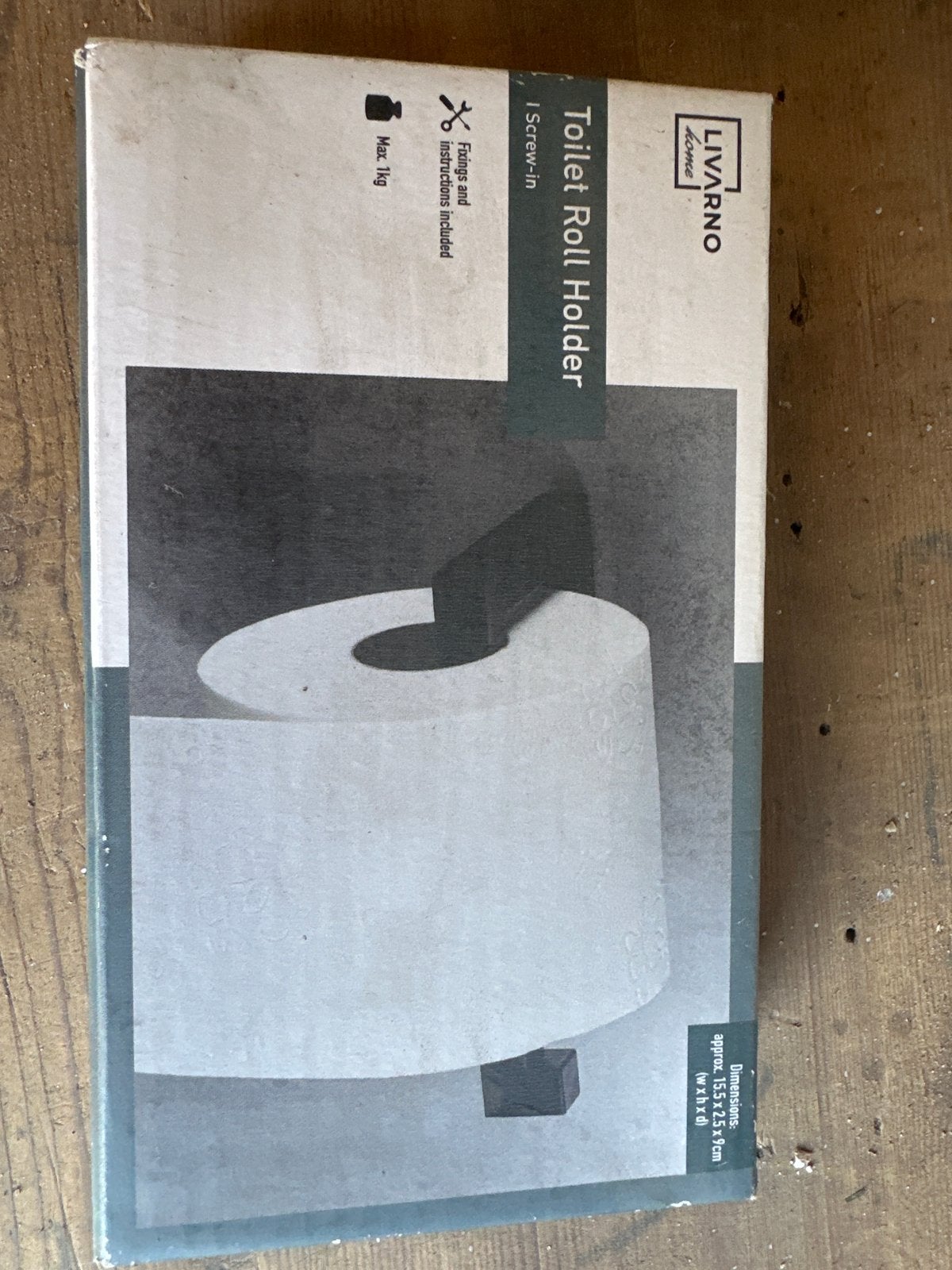 2x LIVARNO home Toiletrolhouder - Nieuw in doos, Ophalen, Nieuw, Toilet