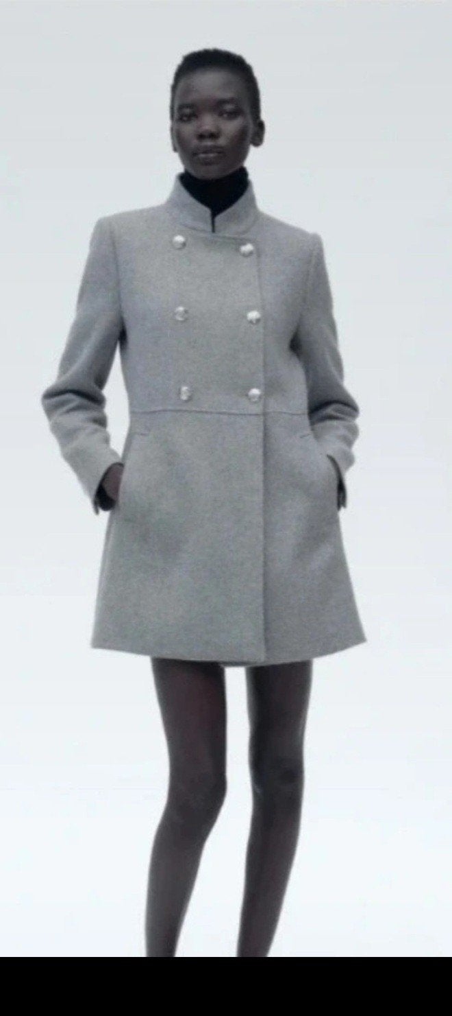 Zara wollen mantel XL - Zo goed als nieuw, Kleding | Dames, Jassen | Winter, Zara, Maat 46/48 (XL) of groter, Ophalen of Verzenden