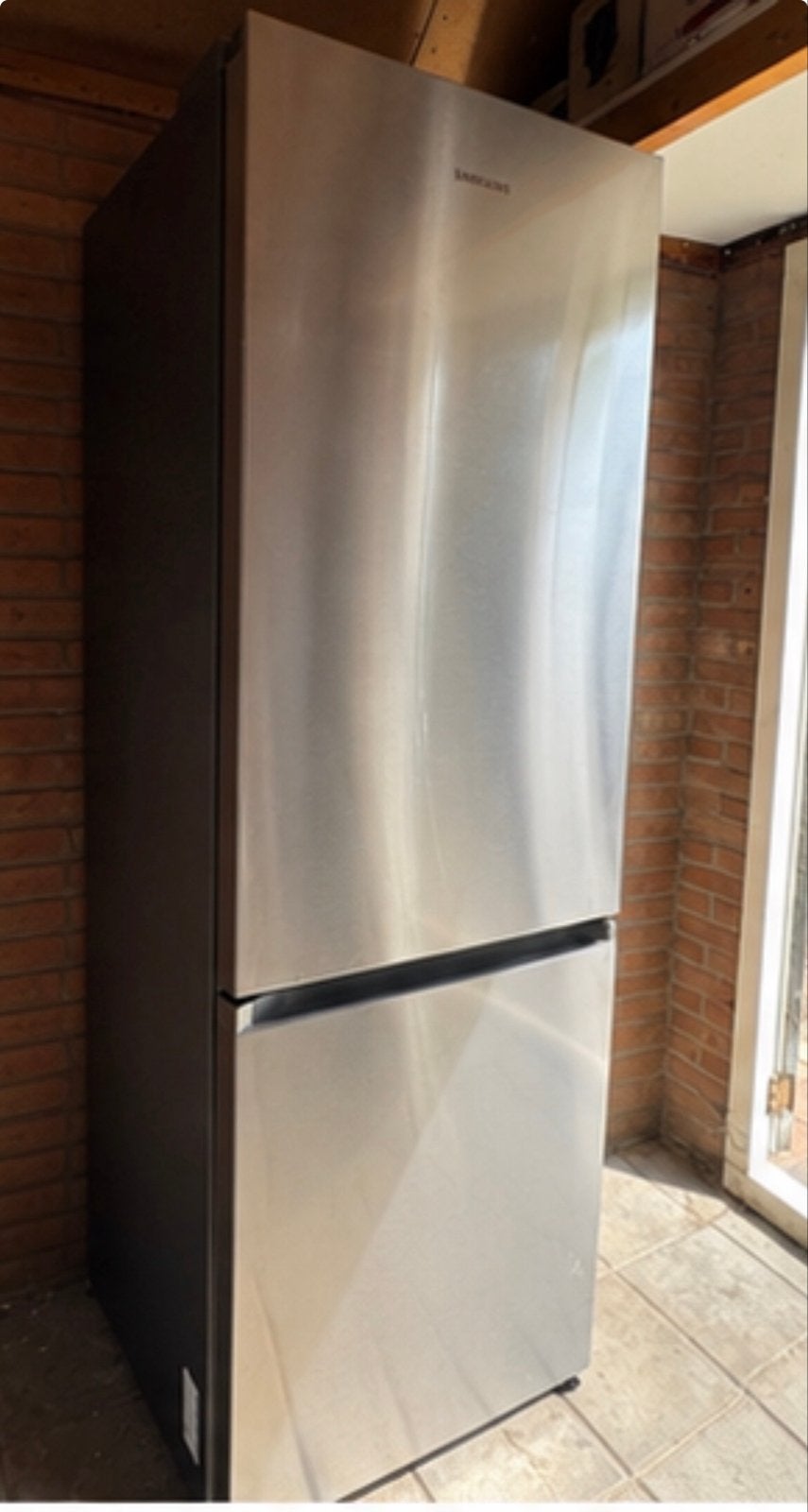 Samsung Koel-vriescombinatie - Zilver - Zo goed als nieuw, Witgoed en Apparatuur, Koelkasten en IJskasten, Ophalen, 200 liter of meer