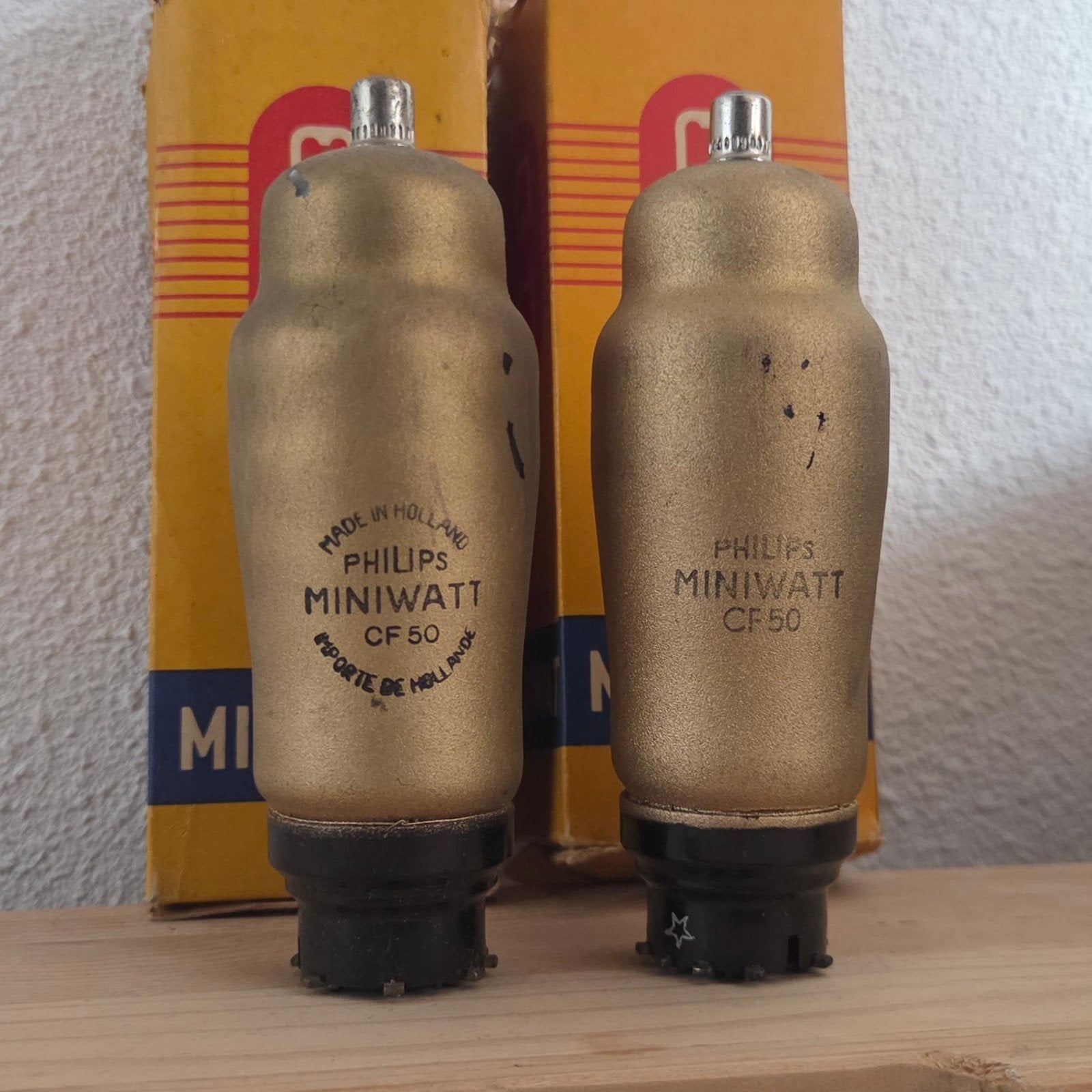 Philips CF50 - paartje, getest, Ophalen of Verzenden, Buis of Buizen