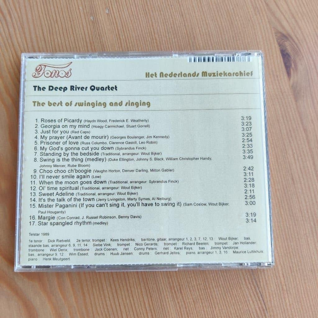 The Deep River Quartet // The best of singing & swinging CD, Cd's en Dvd's, Gebruikt, Ophalen of Verzenden, Verzamelalbum, Blues