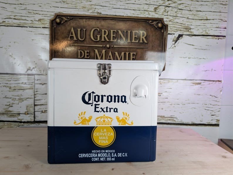 Corona koelbox retro, Ophalen, Nieuw, Koelelement