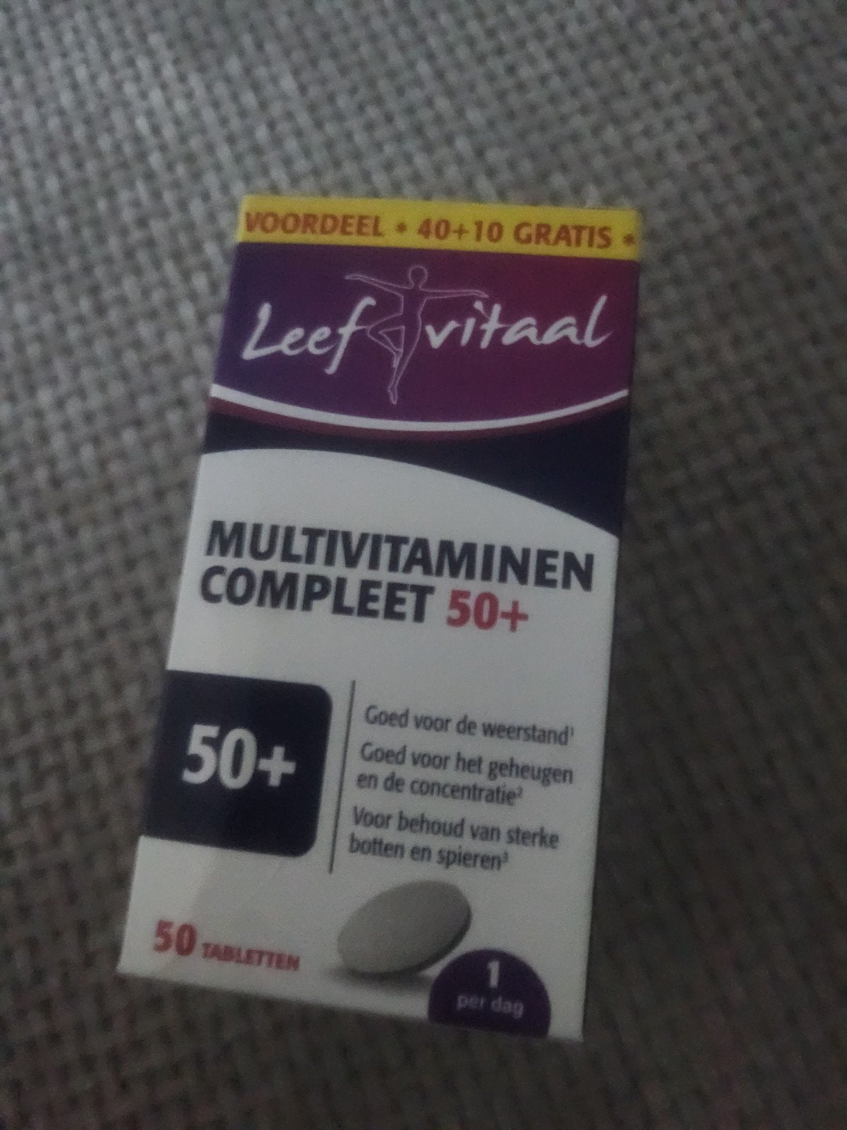 Leefvitaal Multivitaminen Compleet 50+ (50 tabletten), Ophalen of Verzenden, Nieuw, Poeder of Drank