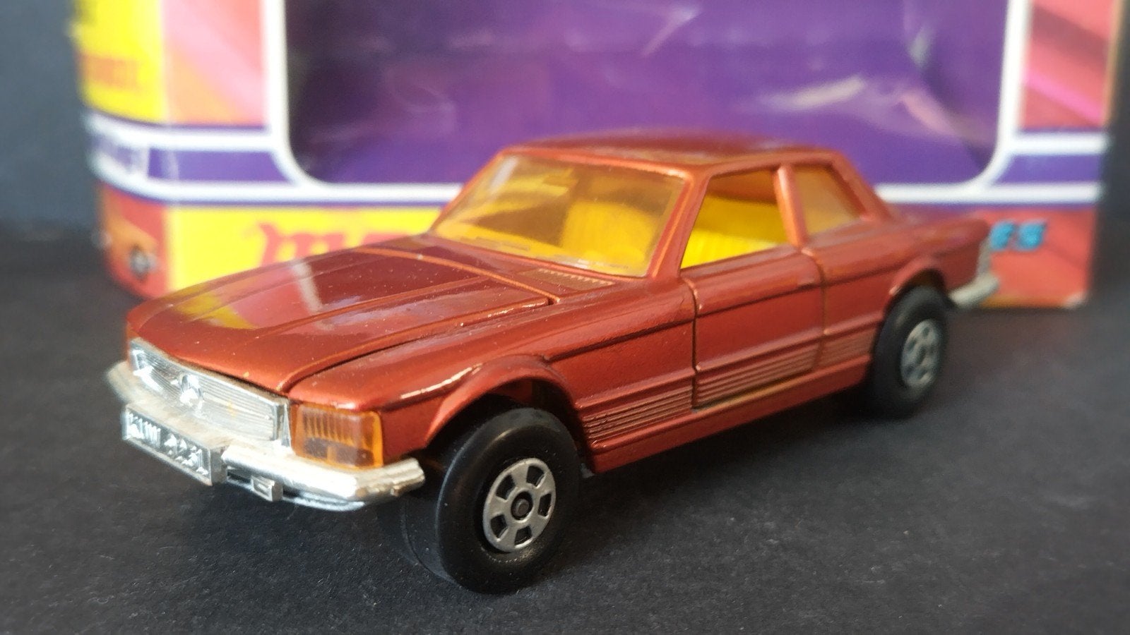 Mercedes Benz 350 SLC 1:43 Matchbox Superkings Pol, Auto, Nieuw, M, M