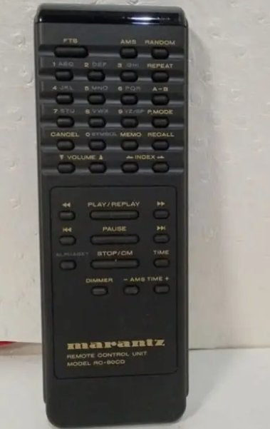 Marantz afstandsbediening RC-80CD origineel, Verzenden, Zo goed als nieuw, Marantz
