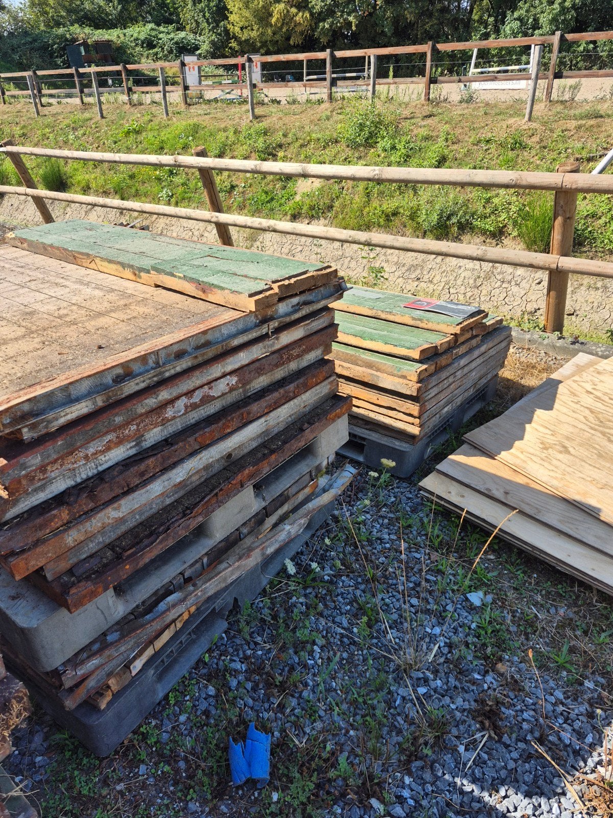 steenschotten gratis, Ophalen, Gebruikt, Hout