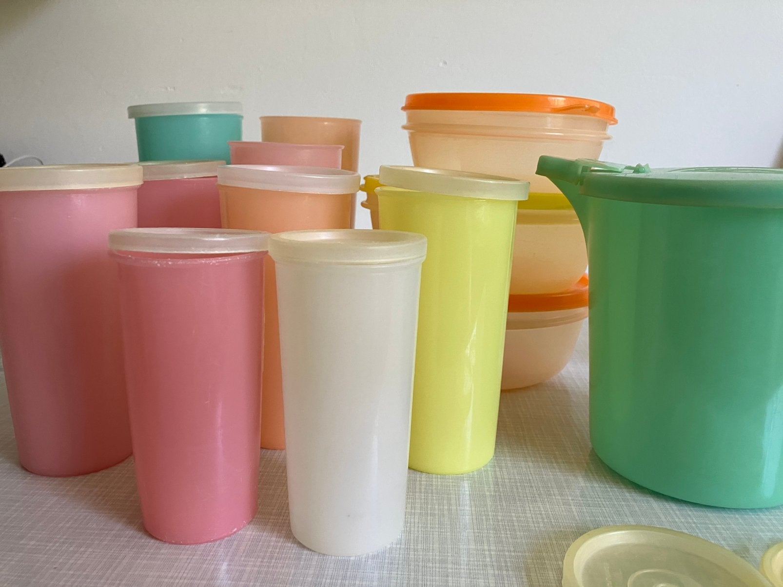 Tupperware vintage retro pastel, Ophalen of Verzenden, Zo goed als nieuw, Overige typen