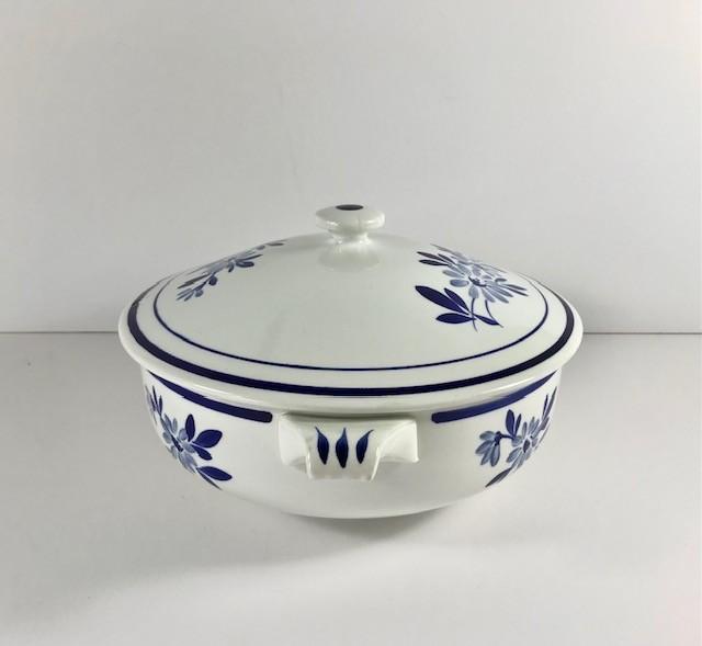 Gien Ceres soupière terrine met deksel blauw, Antiek en Kunst, Ophalen of Verzenden