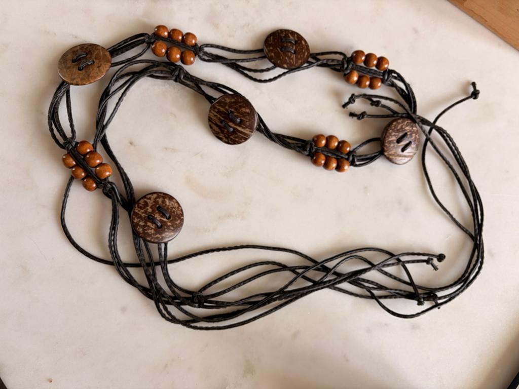 Heup ketting, Sieraden, Tassen en Uiterlijk, Verzenden, Bruin, Overige materialen