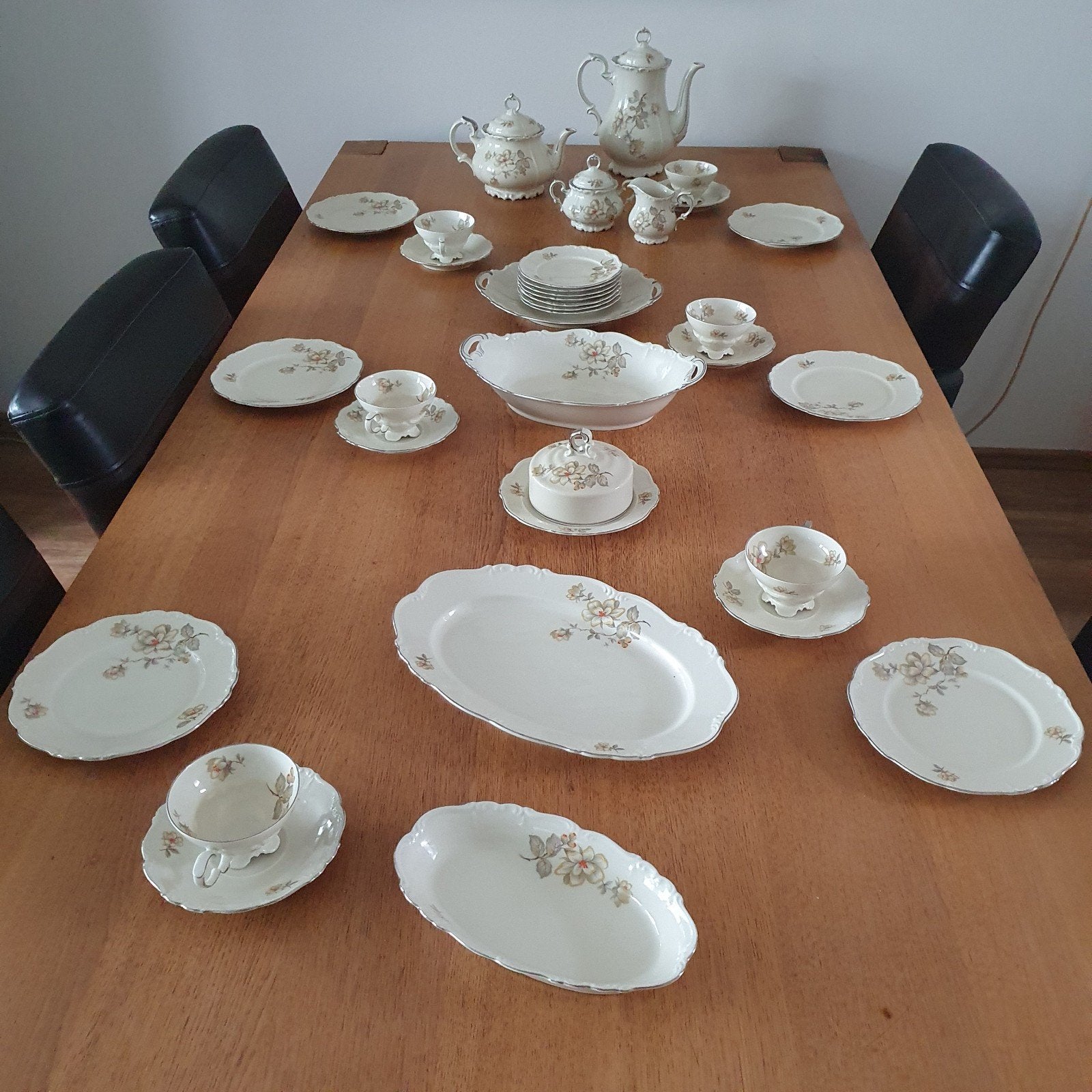 Edelstein Bavaria Maria Theresia 6 persoons ontbijtservies., Antiek en Kunst, Ophalen