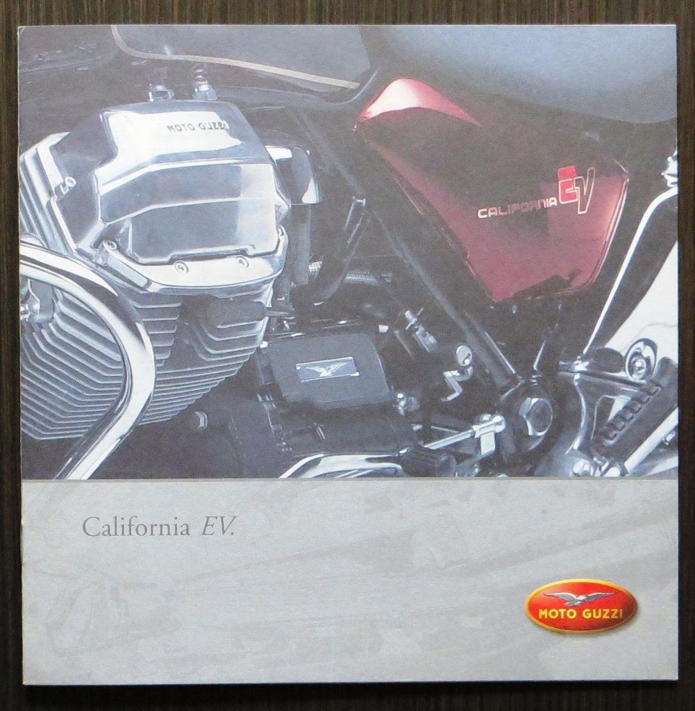 Folder Moto Guzzi California EV. - 1998 - 12 blz (Engels), Motoren, Verzenden, Moto Guzzi