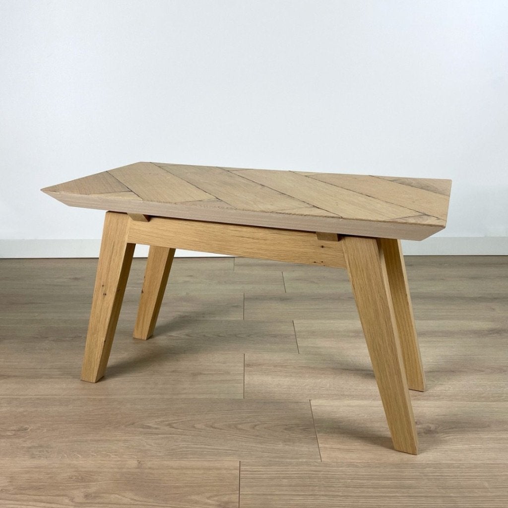 Slim Sidetable ‘Once a Floor’ collection, Ophalen, Eikenhout, 50 tot 100 cm, Zo goed als nieuw