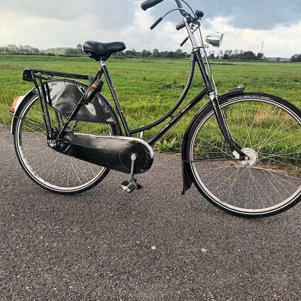 Gazelle tour populair omafiets D57 V3, Fietsen en Brommers, Fietsen | Dames | Omafietsen, Ophalen, Gebruikt, Versnellingen, 56 cm of meer