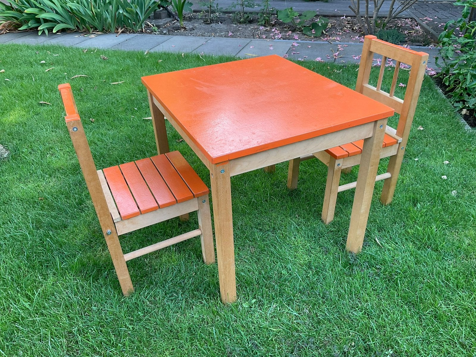 Tafeltje met 2 stoeltjes, Ophalen, Gebruikt, Tafel(s) en Stoel(en)