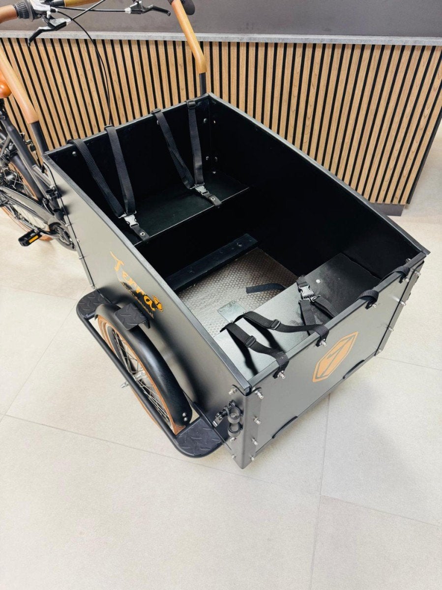 Terra Elektrische Bakfiets Zo goed als nieuw Bruin, Gebruikt, -, -, Elektrisch