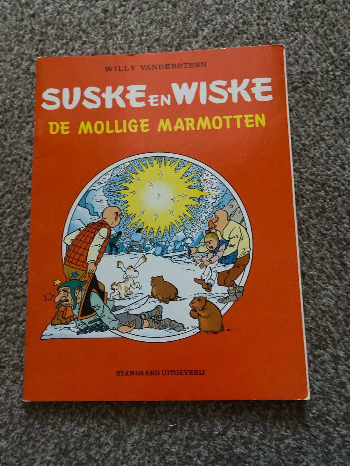 Suske en Wiske: De Mollige Marmotten - Willy Vandersteen, Eén stripboek, Ophalen of Verzenden, Gelezen
