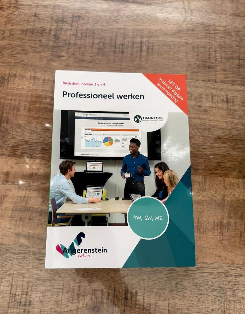 Professioneel werken - Basisdeel, niveau 3 en 4, Ophalen of Verzenden