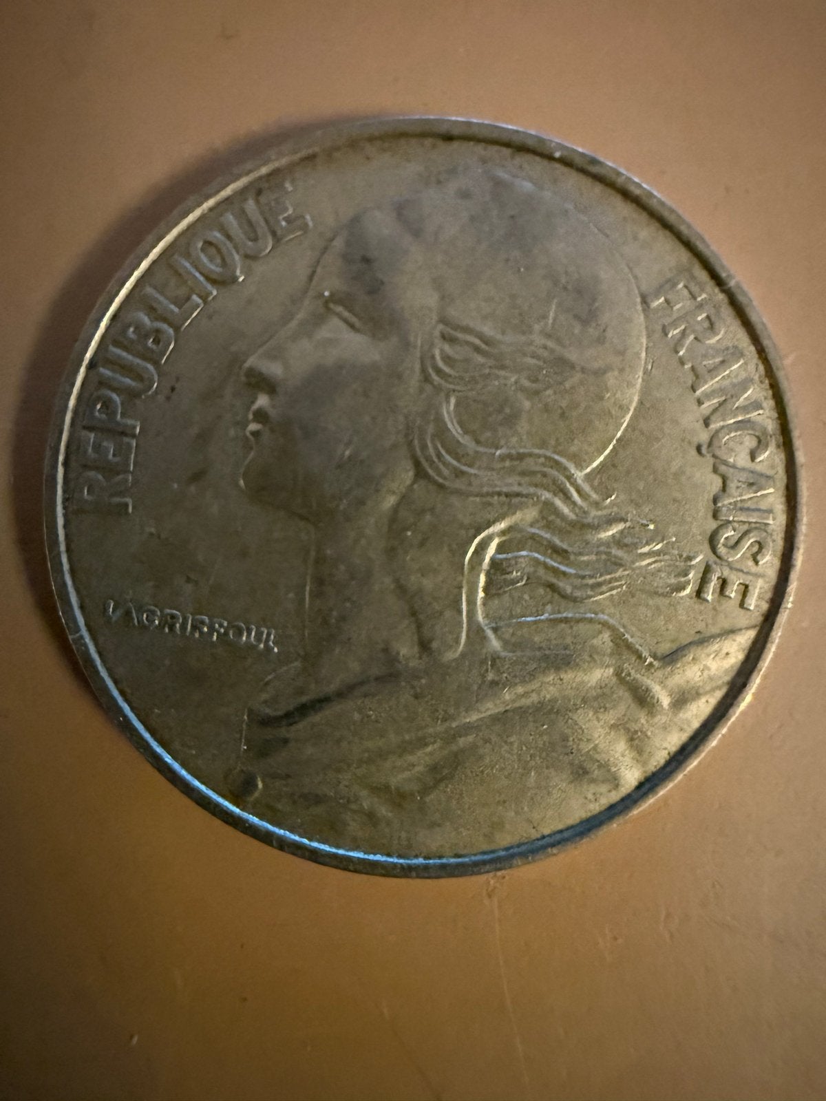 Franse 20 Centimes munt uit 1982, Ophalen of Verzenden, Frankrijk, Losse munt