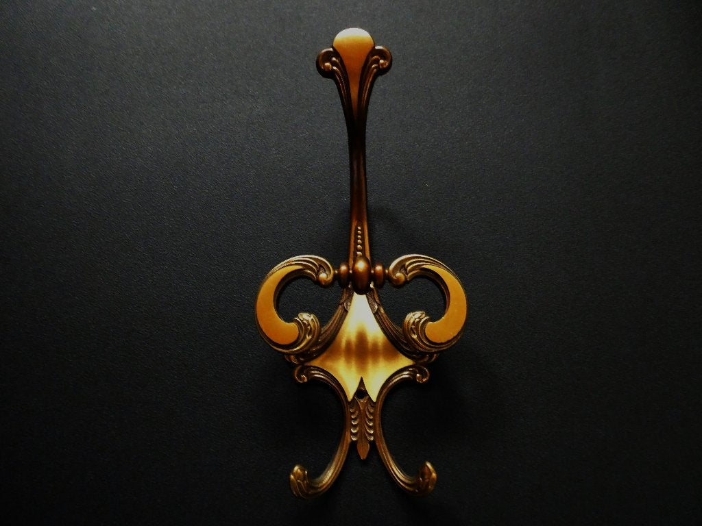 1 Grote messing kapstokhaak 29 x 13 x 9,5 cm., Ophalen of Verzenden