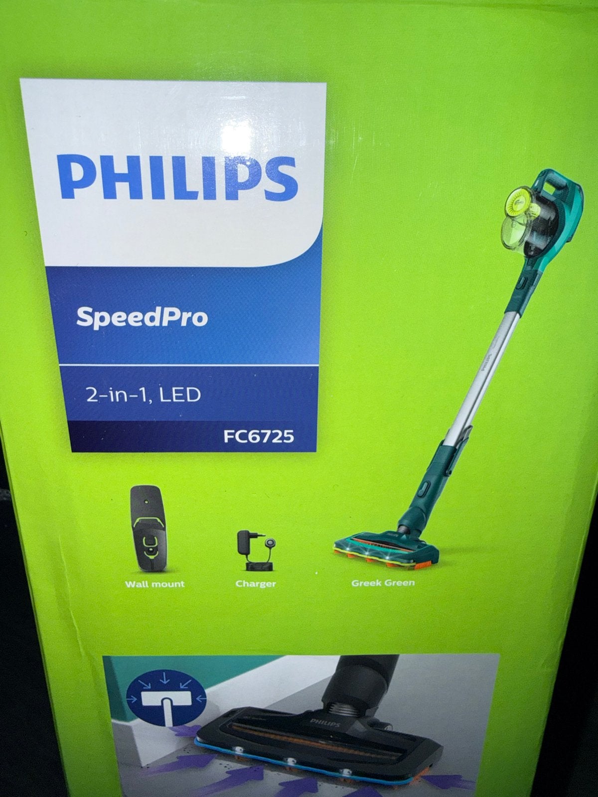 Philips SpeedPro Steelstofzuiger : lees tekst : onderdelen!, Witgoed en Apparatuur, Ophalen, Philips, Draadloos, Zo goed als nieuw