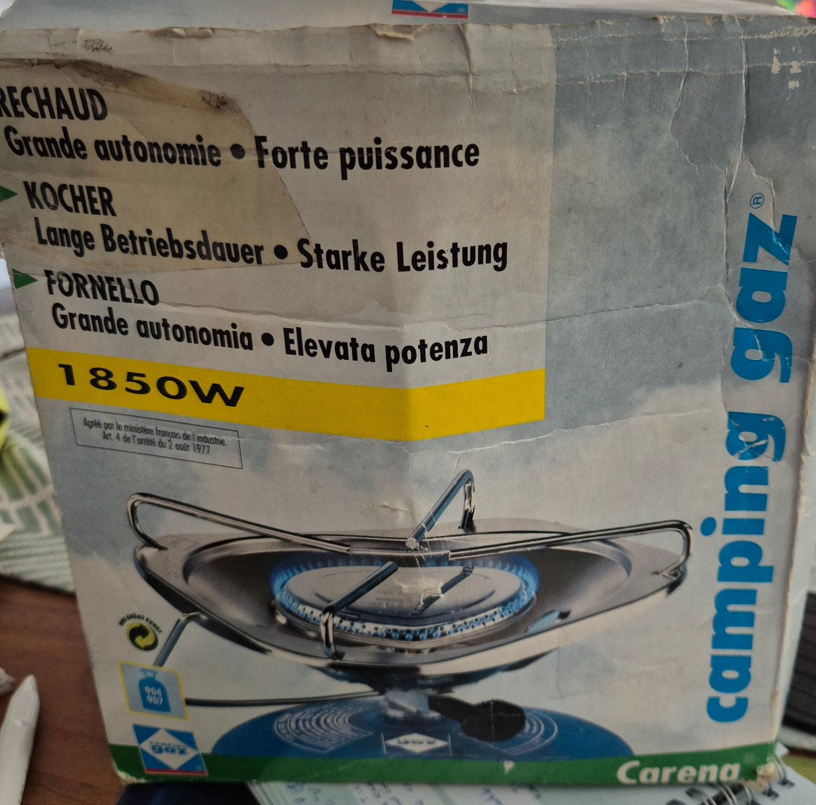 Carena Camping Gaz Kooktoestel 1850W, Ophalen, Gebruikt