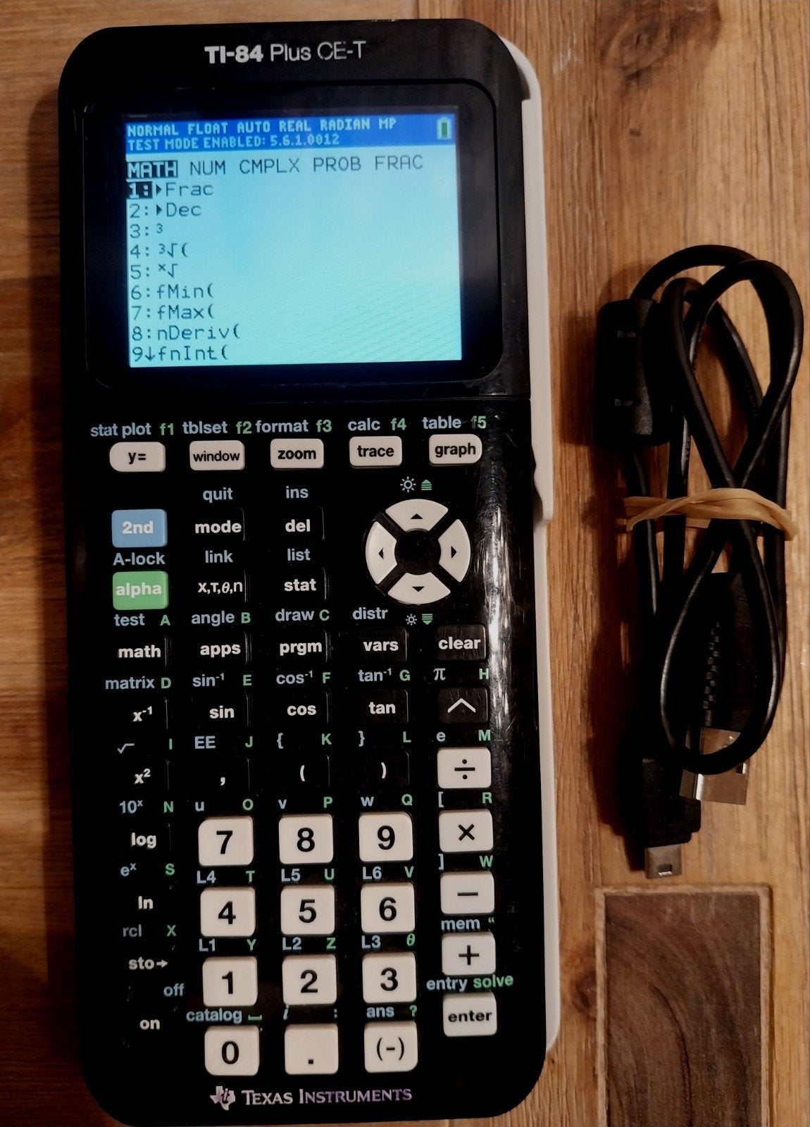 Rekenmachine Texas instruments TI-84 plus CE, Ophalen of Verzenden, Gebruikt