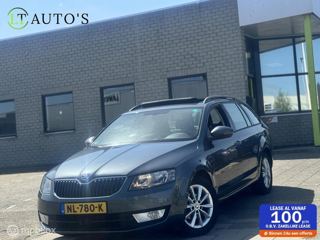 Skoda Octavia Combi 1.6 TDI Greentech Ambition Business|Pano, Auto's, Skoda, Euro 6, 4 cilinders, 125 €/maand, Octavia
