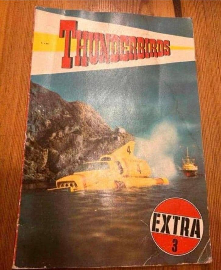 Thunderbirds strip extra 3 tv2000 1966, Ophalen of Verzenden, Gebruikt, Tv, Overige typen