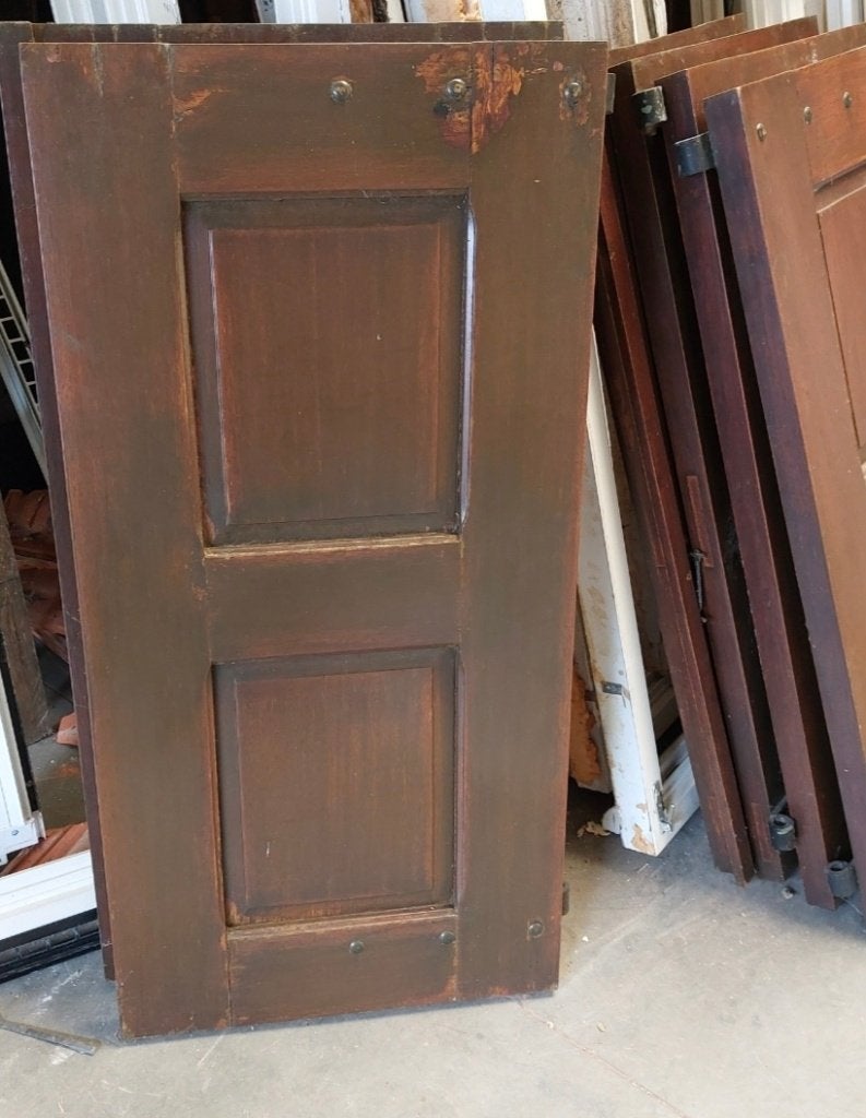Authentieke houten buitenluiken, Ophalen, Gebruikt