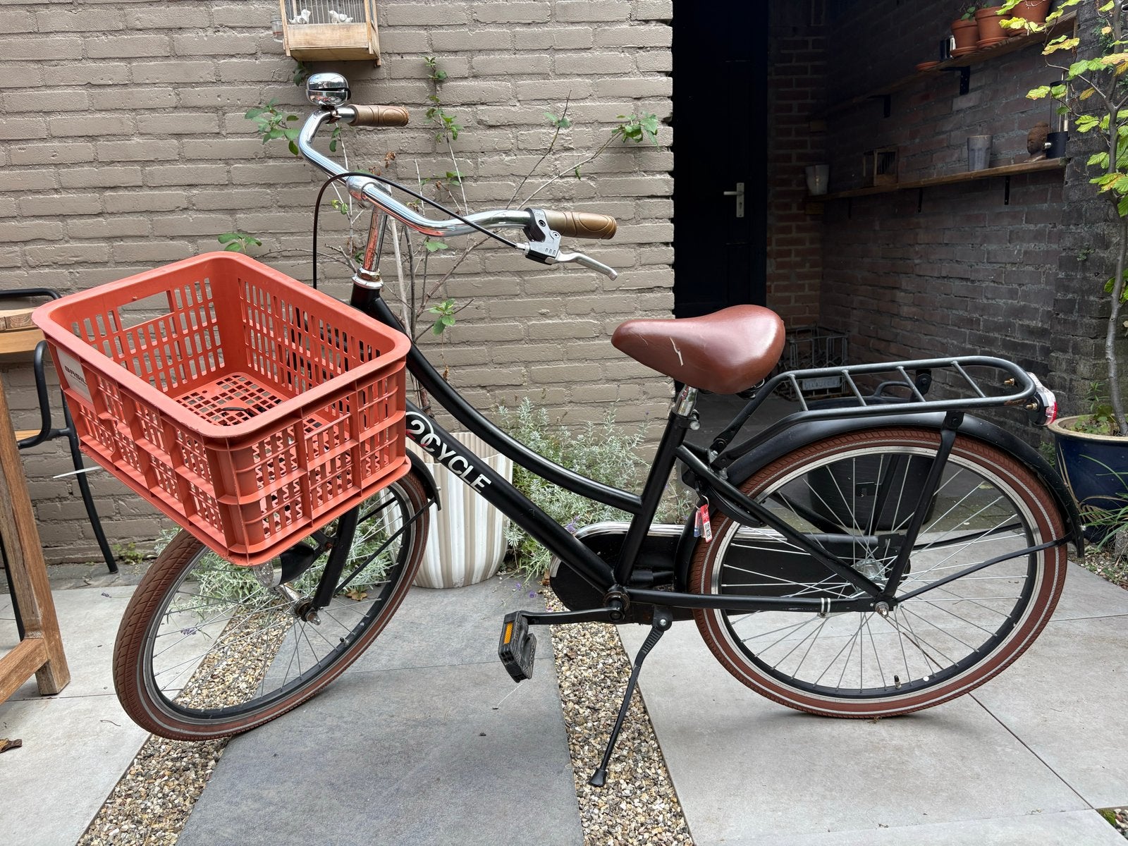 2Cycle fiets 24 inch met mand en verlichting, Ophalen, Gebruikt, Velgrem, 20 inch of meer