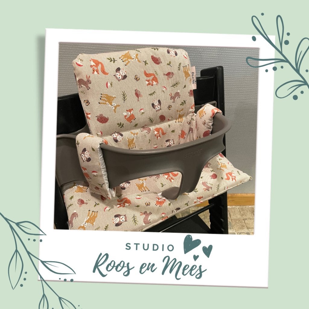 Stokke Tripp Trapp kussenset - nieuw en handgemaakt, Ophalen of Verzenden, Nieuw, Meegroeistoel, Stoelverkleiner