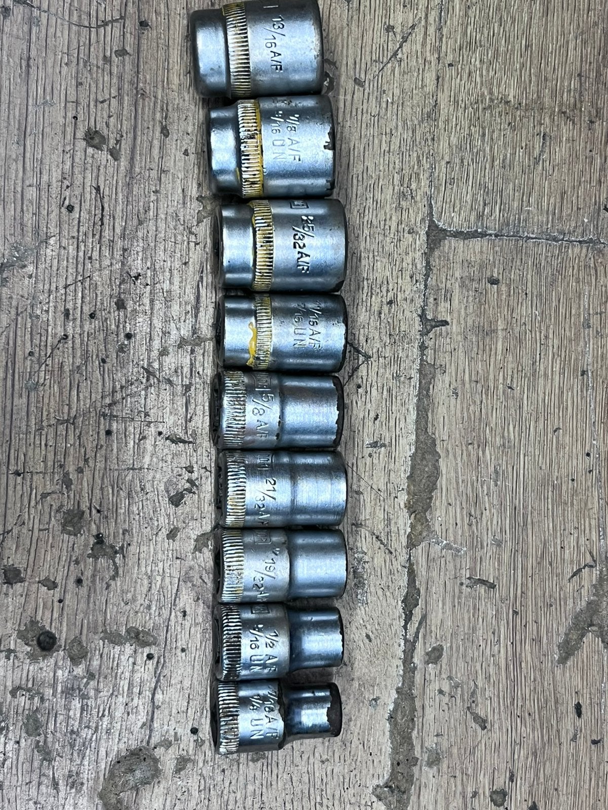 9 doppen  1/2. A/F  UN Matador engels us, Ophalen of Verzenden, Gebruikt