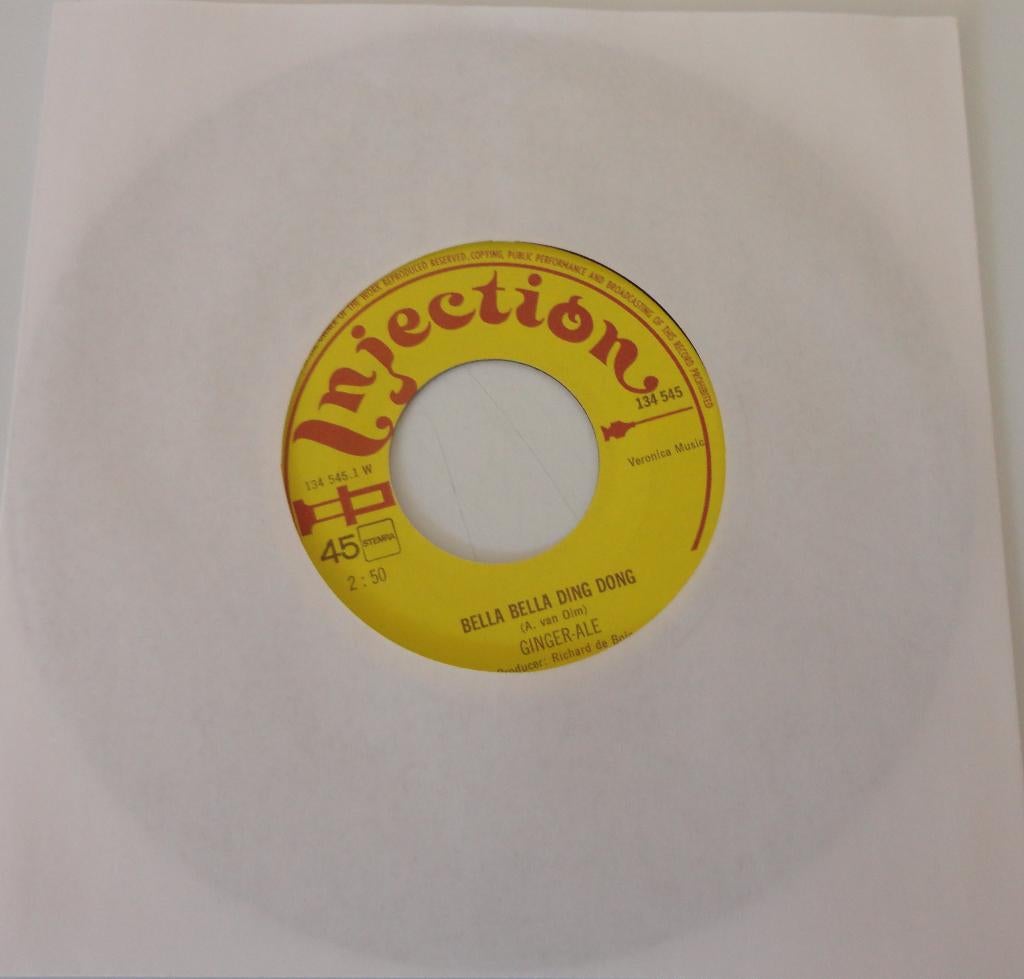 Ginger Ale > Bella Bella Ding Dong, Gebruikt, 7 inch, Single, Ophalen of Verzenden