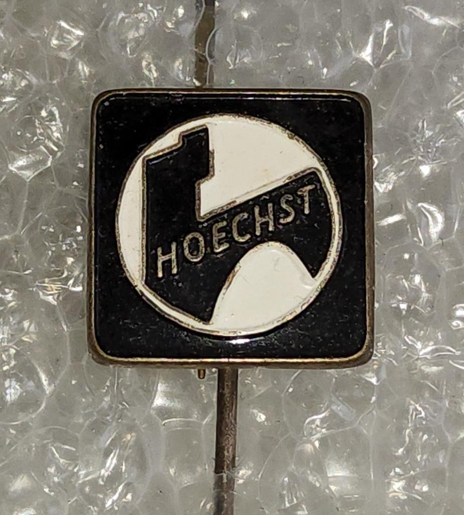Vintage Hoechst Speldje, Ophalen of Verzenden, Gebruikt, Merk, Speldje of Pin