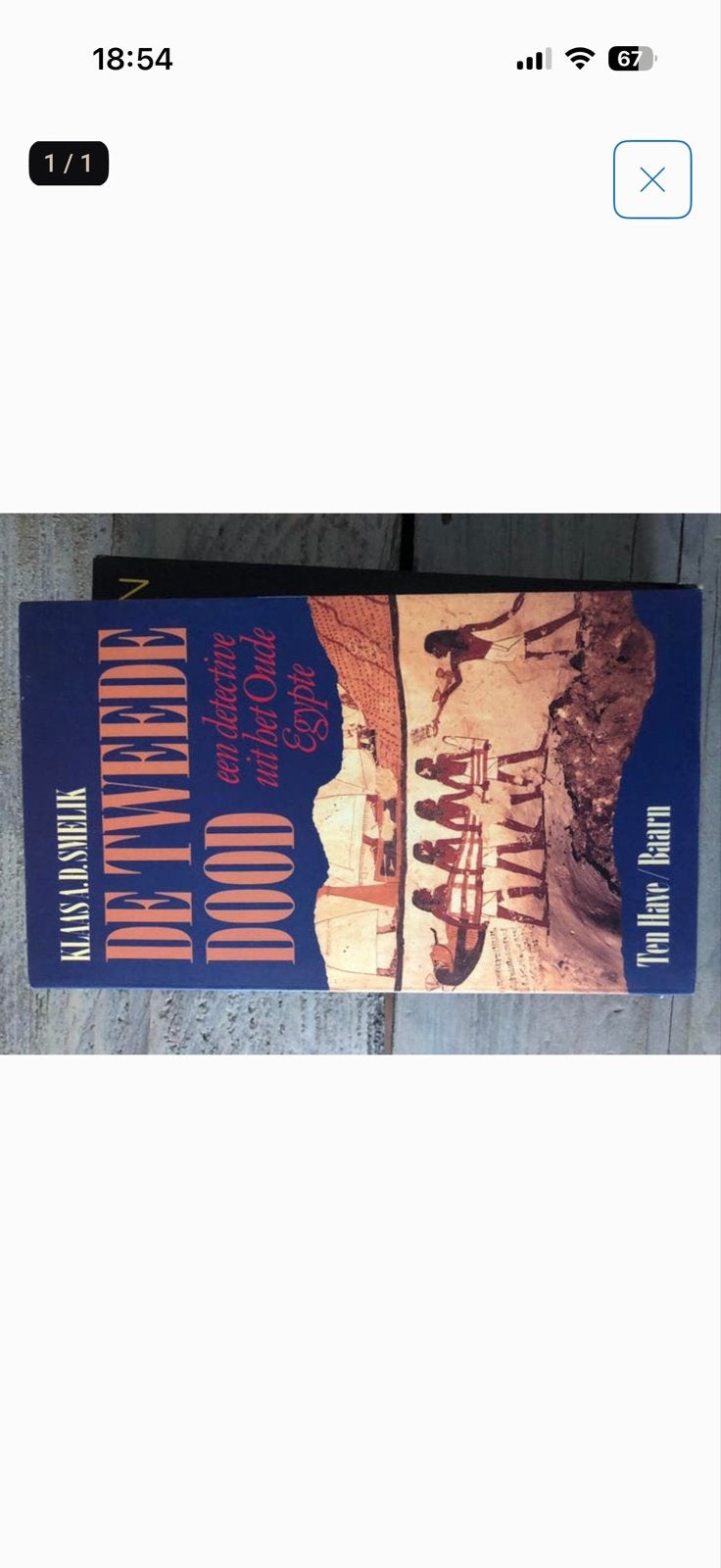 De Tweede Dood - Klaas A.D. Smelik (Detective Oud Egypte), Ophalen, Gelezen